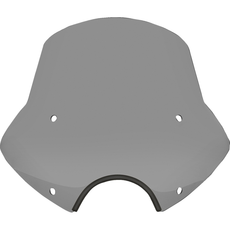 MEMPHIS SHADES Speed Demon Sportshields – 15 – 7 Headlight Cutout – Black Smoke (MEP54412)