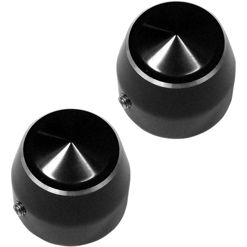 ACCUTRONIX Axle Caps – Black – Elite – 1 Front Axle Cap
