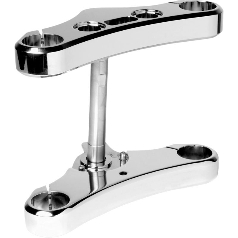 ACCUTRONIX Elite Triple Tree – Chrome – 49 mm – 3 Rake Elite 49 Triple Tree