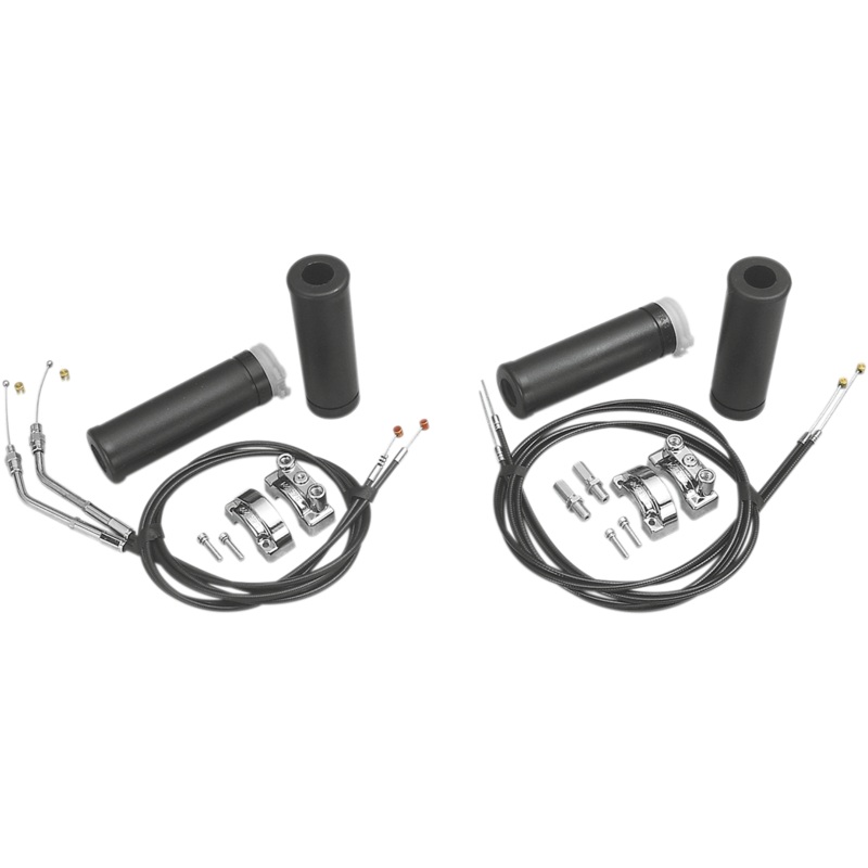 S&S CYCLE 39 Throttle Assembly for E&G Carbs Dual-Cable Throttle Assembly Kit
