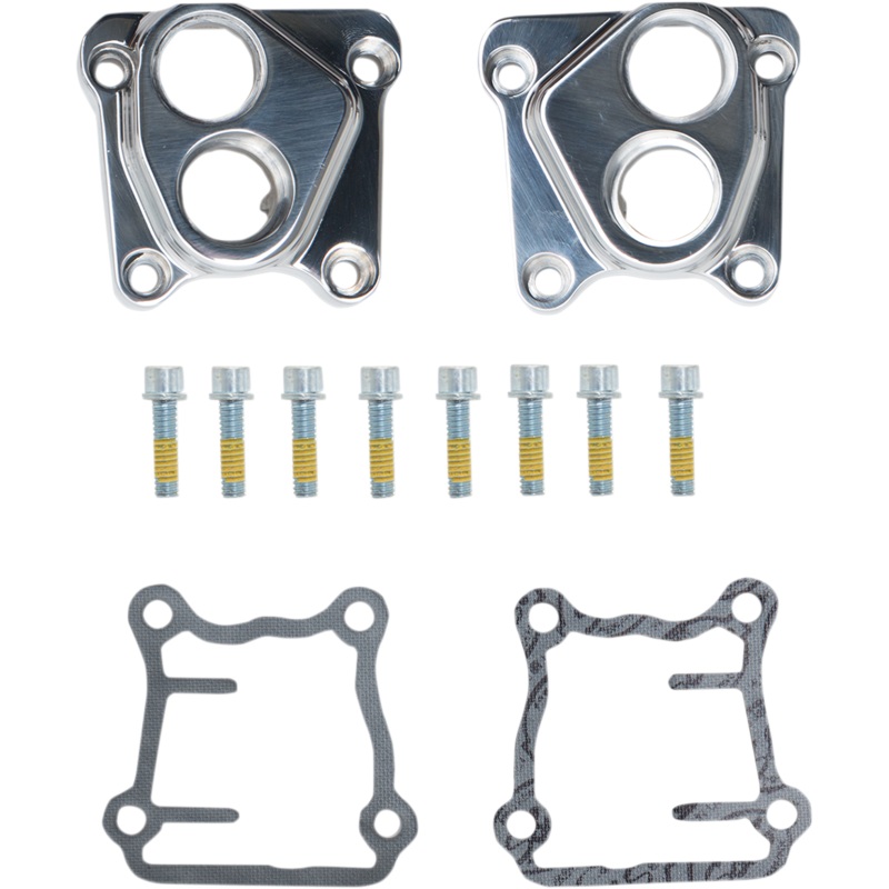 S&S CYCLE Chrome Billet Lifter Cover 99-17 Twin Cam Billet Tappet Covers