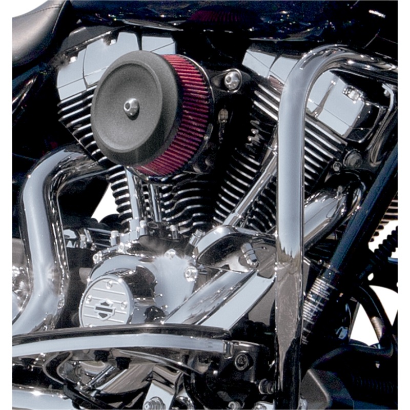 S&S CYCLE Cover Air Cleaner Bob Dish Black Stealth Air Cleaner Cover