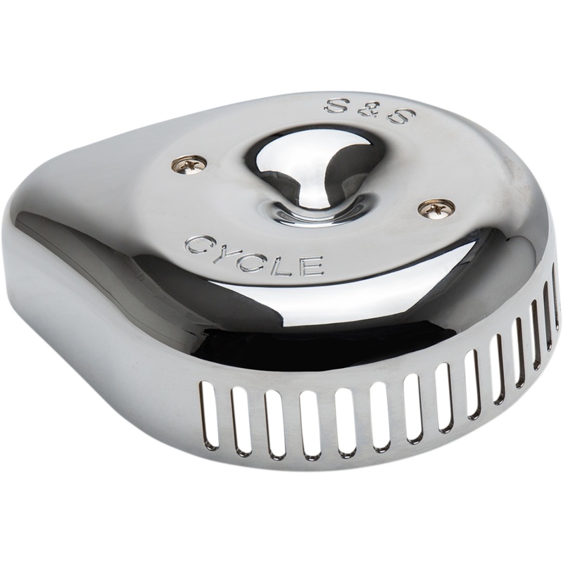S&S CYCLE Cover Air Cleaner Slasher Chrome Stealth Air Cleaner Cover