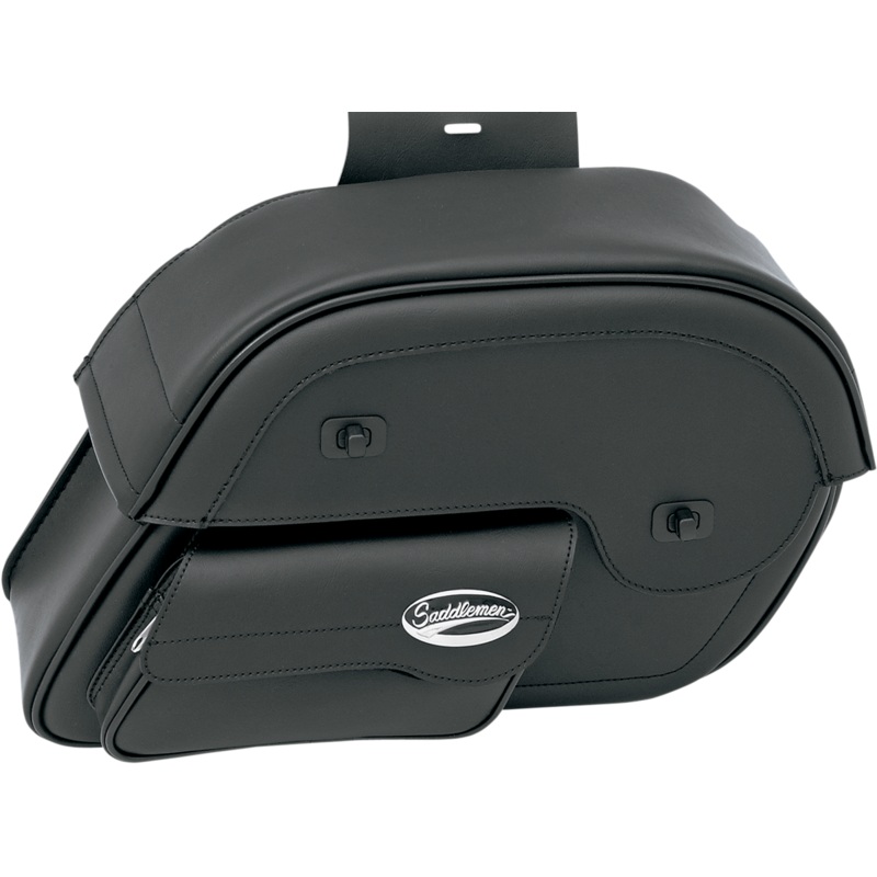 SADDLEMEN Cruis’n Slant Face Pouch Saddlebags – Large Cruis’n Slant Face Pouch Saddlebags