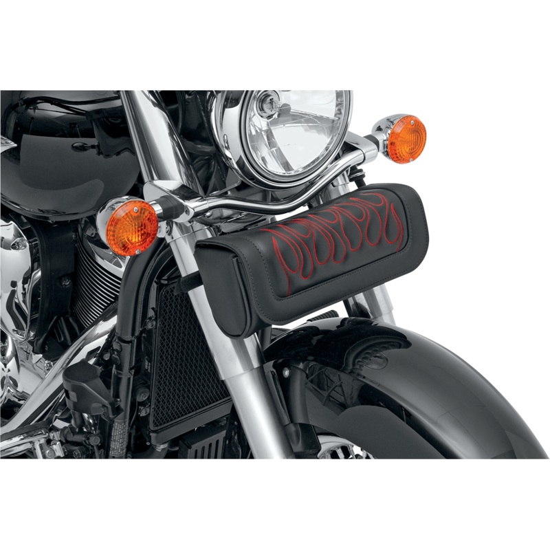 SADDLEMEN Highwayman Tattoo Tool Pouch – Flame – Red Highwayman Tattoo Tool Pouch