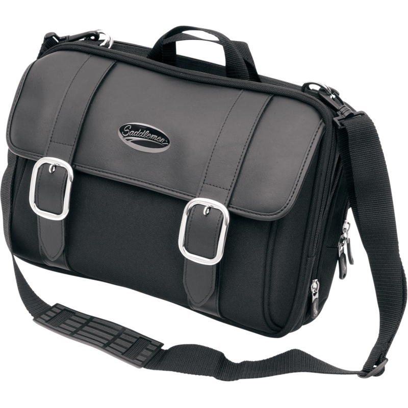SADDLEMEN S3200DE Deluxe Sissy Bar Bag S3200DE Deluxe Sissy Bar Bag