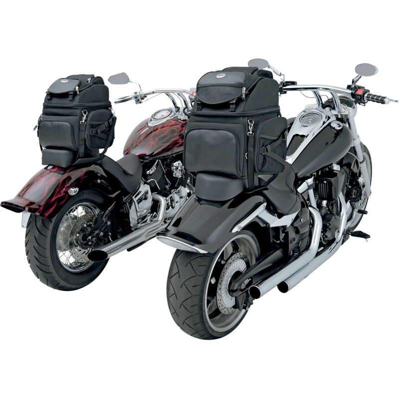 SADDLEMEN Sissy Bar Bag BR1800 Backseat or Sissy Bar Bags