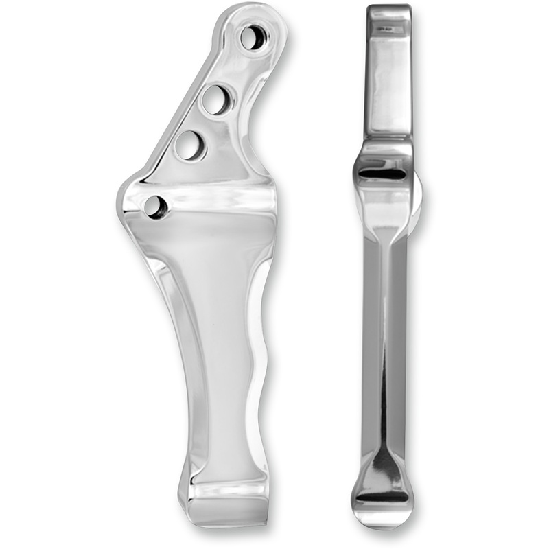 SPEED MERCHANT Caliper Mount – 13 – Left – Polished Radial Front Brake Caliper Mounts