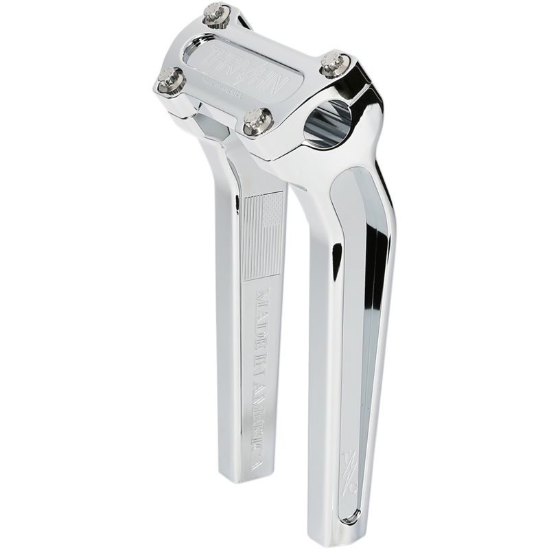 THRASHIN SUPPLY CO. Chrome 9-1/2 Pullback Handlebar Riser Handlebar Riser