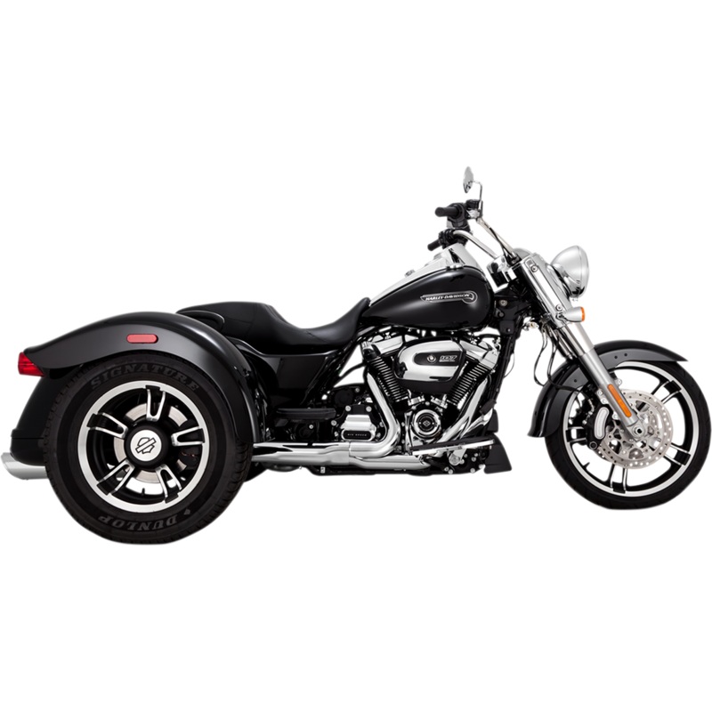 VANCE & HINES Twin Slash Mufflers – FLRT Twin Slash Slip-On Mufflers