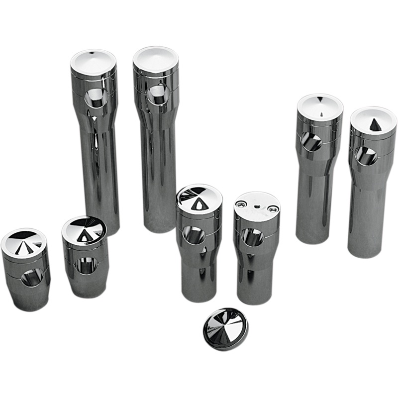 ACCUTRONIX Chrome 8 Standard Risers Custom Billet Aluminum Risers