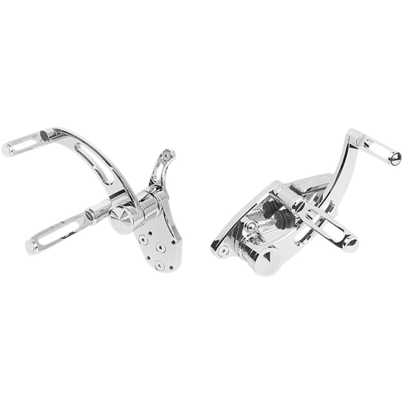 ACCUTRONIX Extended Forward Control – Slotted – ’00-’10 FXST Forward Controls with Master Cylinder