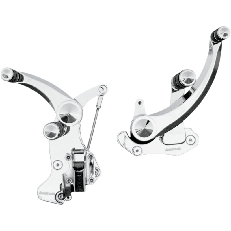 ACCUTRONIX Forward Control – Diamond – Chrome – ’14+ FLH Forward Controls