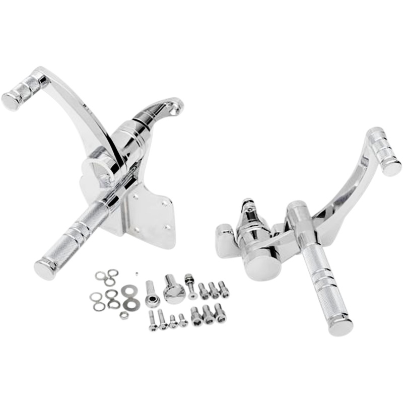 ACCUTRONIX Forward Control – Diamond – Chrome – +9 – FLH Forward Controls