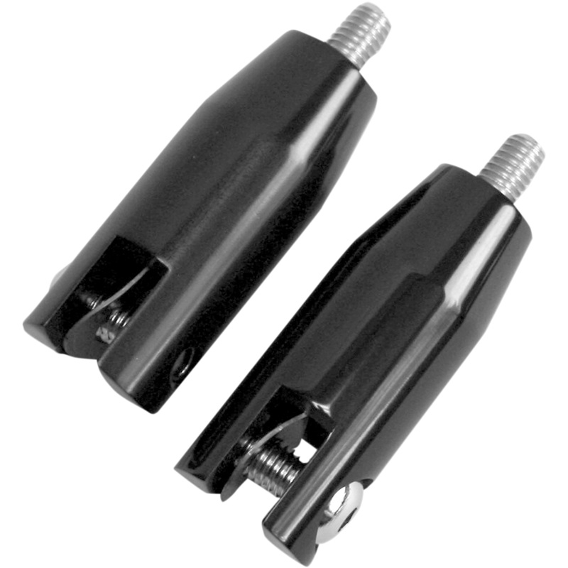 ACCUTRONIX Rear Footpeg Mount – Black – FLHT ’93+ Rear Footpeg Mounts