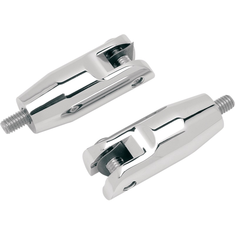ACCUTRONIX Rear Footpeg Mount – Chrome – FLHT ’93+ Rear Footpeg Mounts