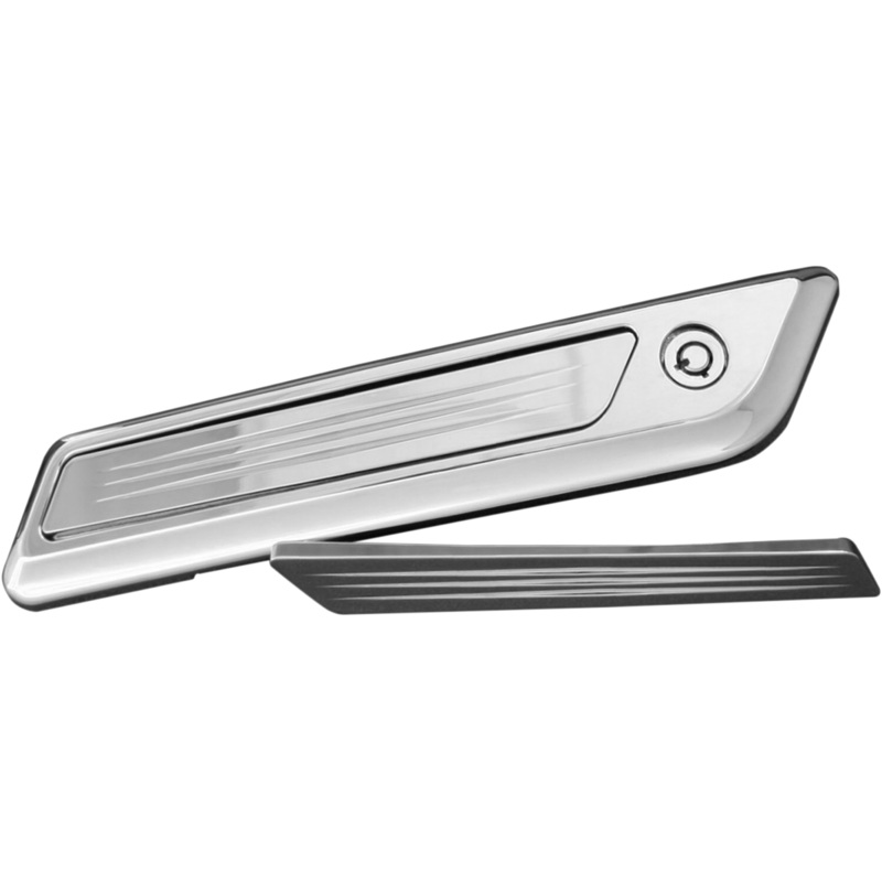 ACCUTRONIX Saddlebag Latch Insert – Chrome Saddlebag Hinge Inserts