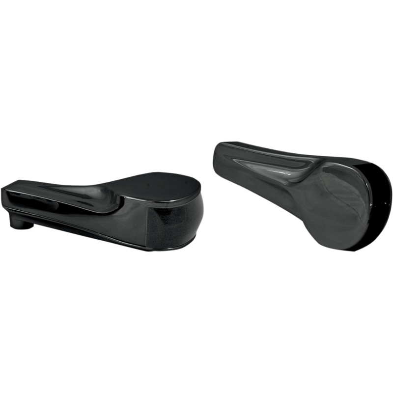 ALLOY ART LED Front Turn Signals – Finned – Black LED Front Turn Signals for Road Glide