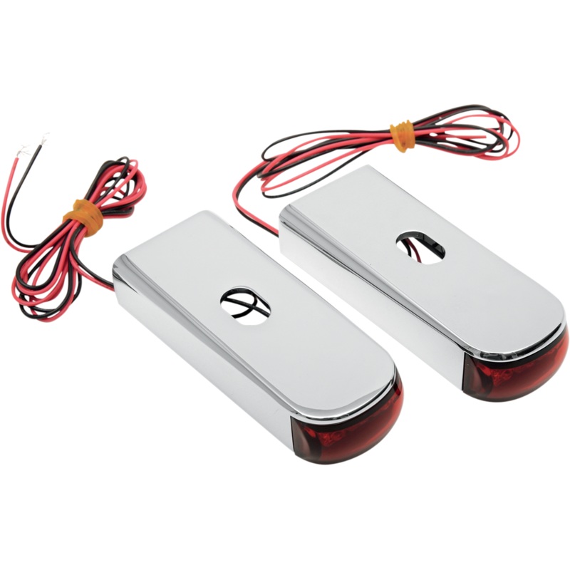 ALLOY ART LED Strut Light – Red/Red ’06-’17 FXD Fender Strut LED Marker Lights