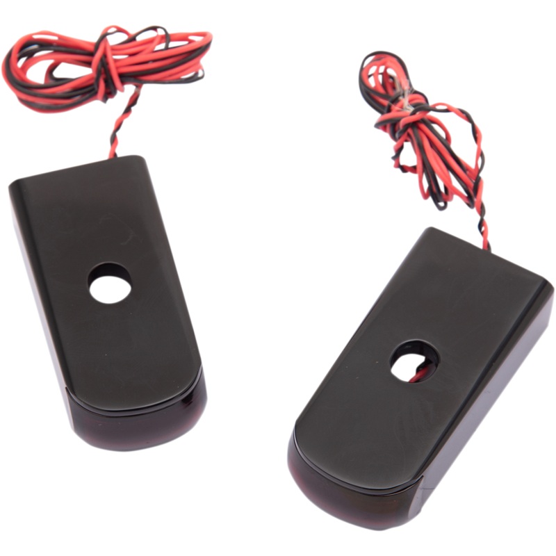 ALLOY ART LED Strut Light – Red/Red Black 18ST Fender Strut LED Marker Lights