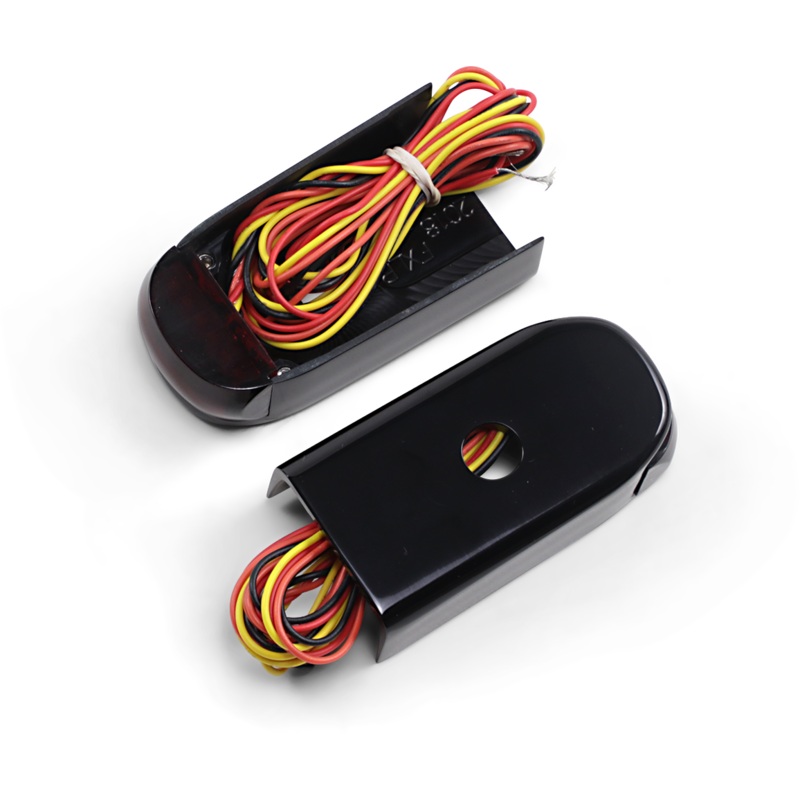ALLOY ART LED Strut Light – Red/Red Black FXLR Fender Strut LED Marker Lights
