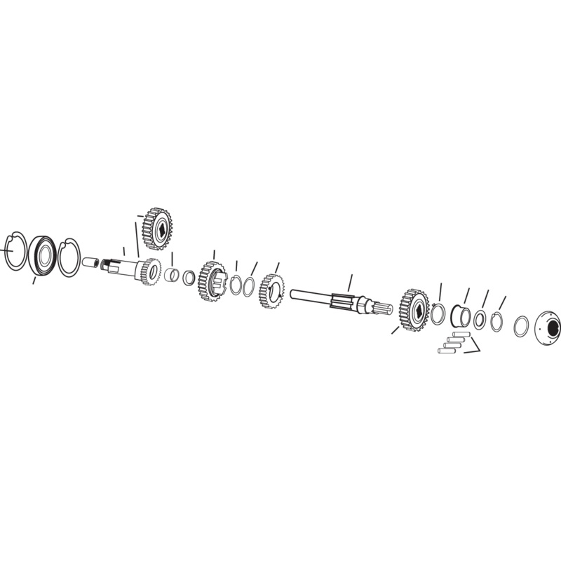 ANDREWS Close-Ratio Gear Set 4-Speed Mainshaft Component