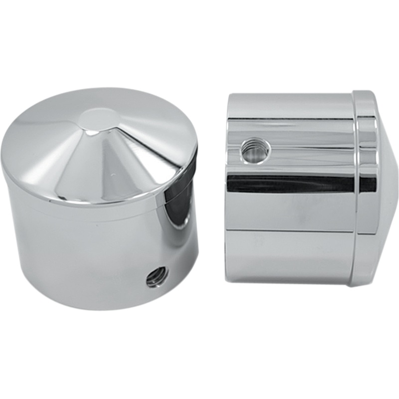AVON GRIPS Axle Cap – Chrome – Air Cushion – 1 Front Axle Nut Cover