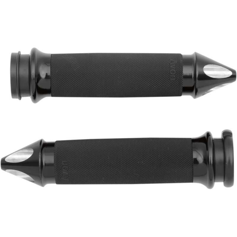 AVON GRIPS Black Custom Spike End Grips for TBW Custom Spike End Grips