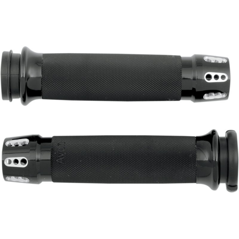 AVON GRIPS Black Gatlin Custom Grips for TBW Gatlin Custom Grips