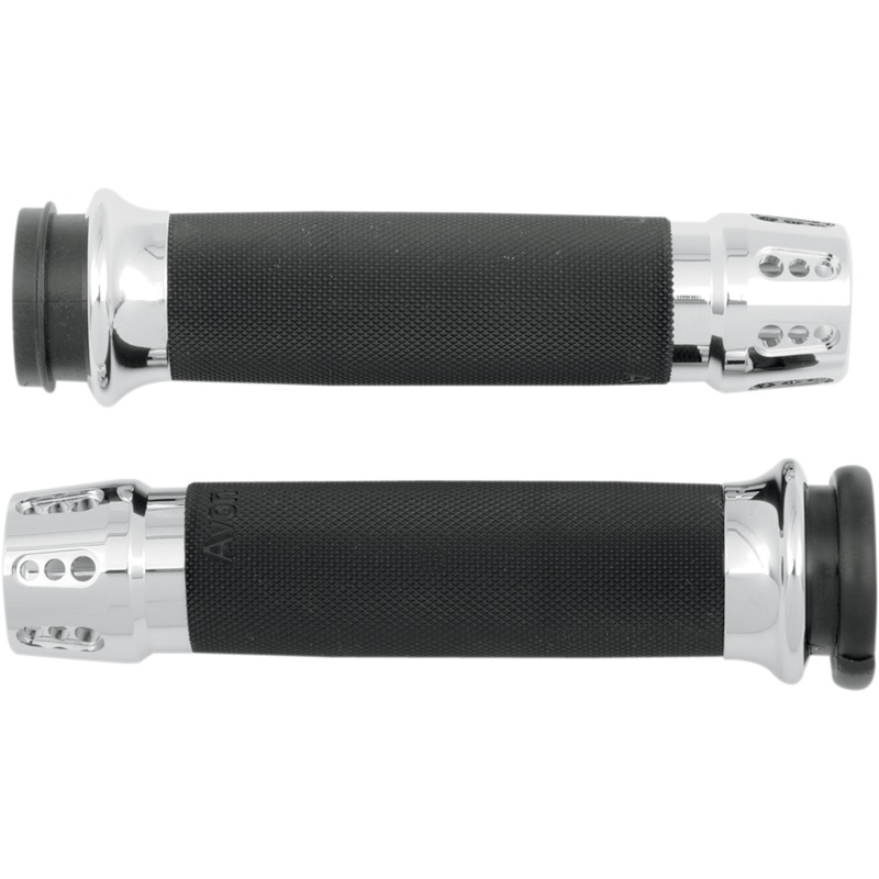 AVON GRIPS Chrome Gatlin Custom Grips for TBW Gatlin Custom Grips