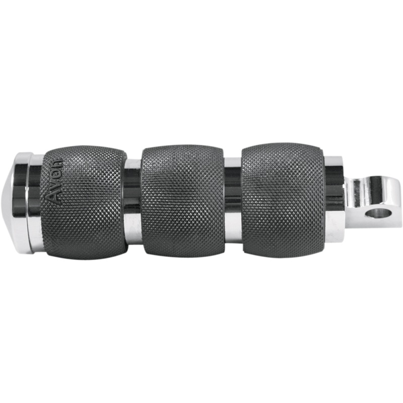 AVON GRIPS Folding Peg – Air Cushioned – Chrome Male-Mount Footpegs