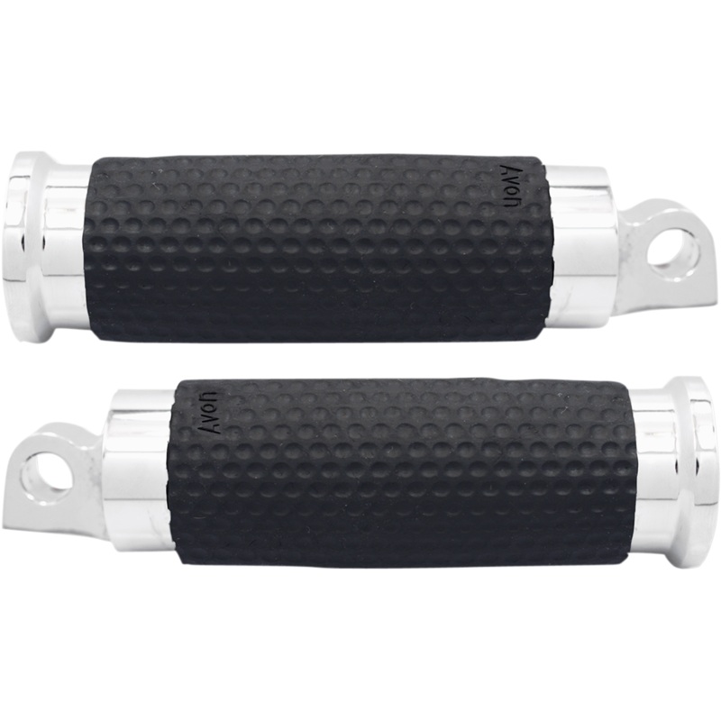 AVON GRIPS Gel Peg – Chrome Gel Footpegs
