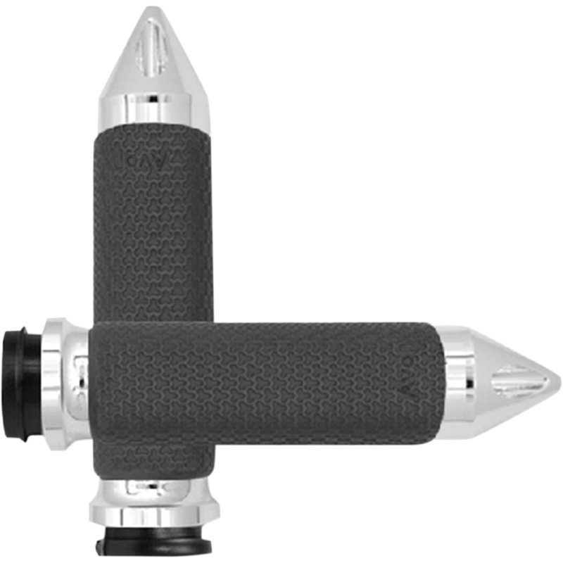 AVON GRIPS Medium Chrome Memory Foam Spike Grips for TBW Vibration Dampening Memory Foam Grips