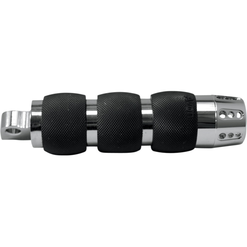 AVON GRIPS Peg – Air Cushioned Gatlin – Chrome Male-Mount Footpegs