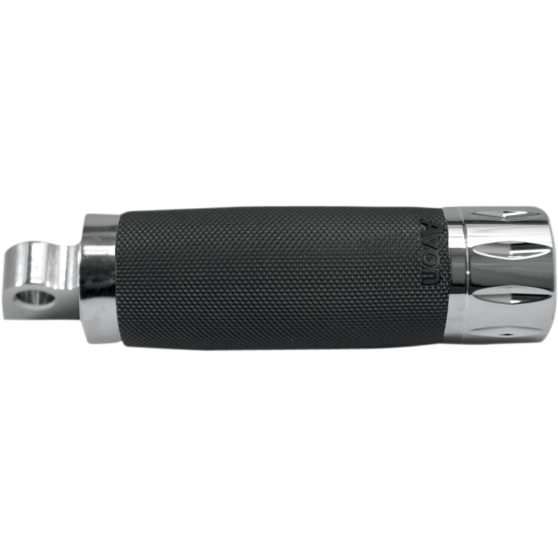 AVON GRIPS Peg – Rival Custom – Chrome Male-Mount Footpegs