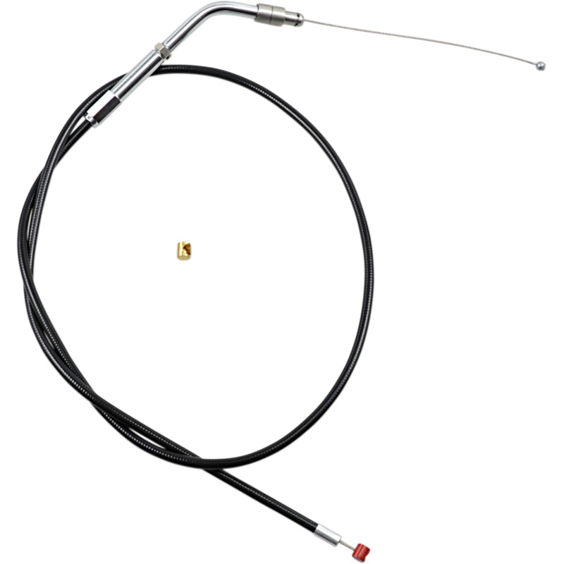 BARNETT Black Throttle Cable Black Vinyl Throttle/Idle Cable