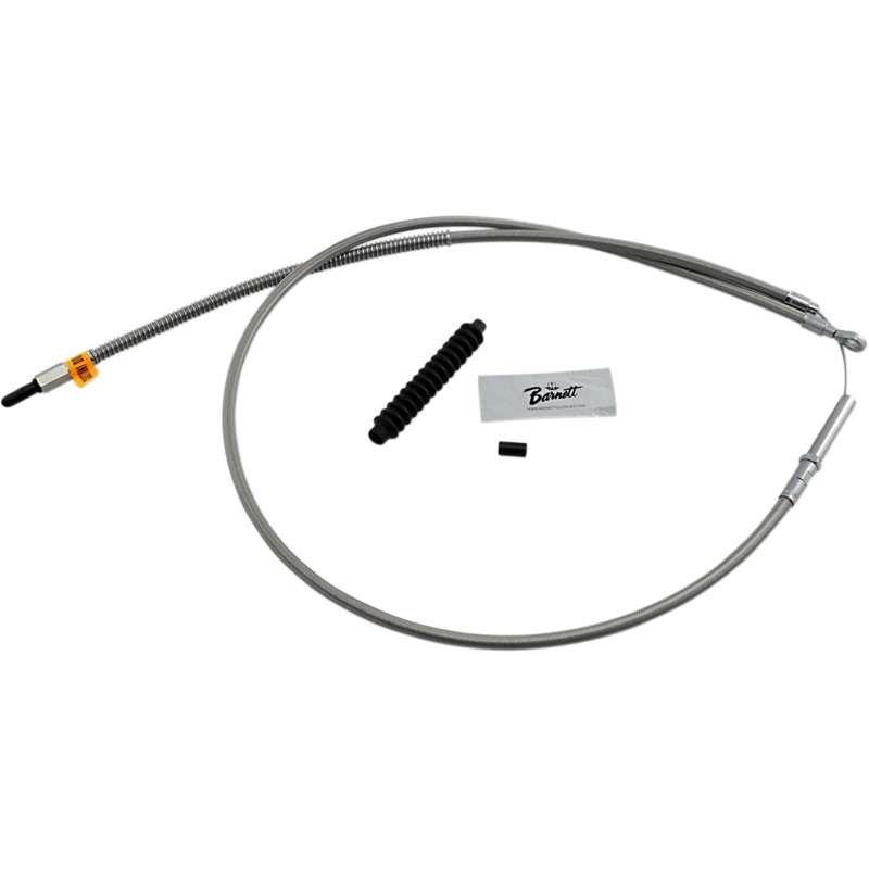 BARNETT Extended 10 Clutch Cable High-Efficiency Stainless Steel Clutch Cable for Harley-Davidson