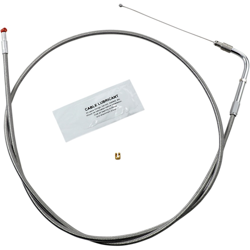 BARNETT Extended 10 Stainless Steel Throttle Cable Stainless Steel Throttle/Idle Cable