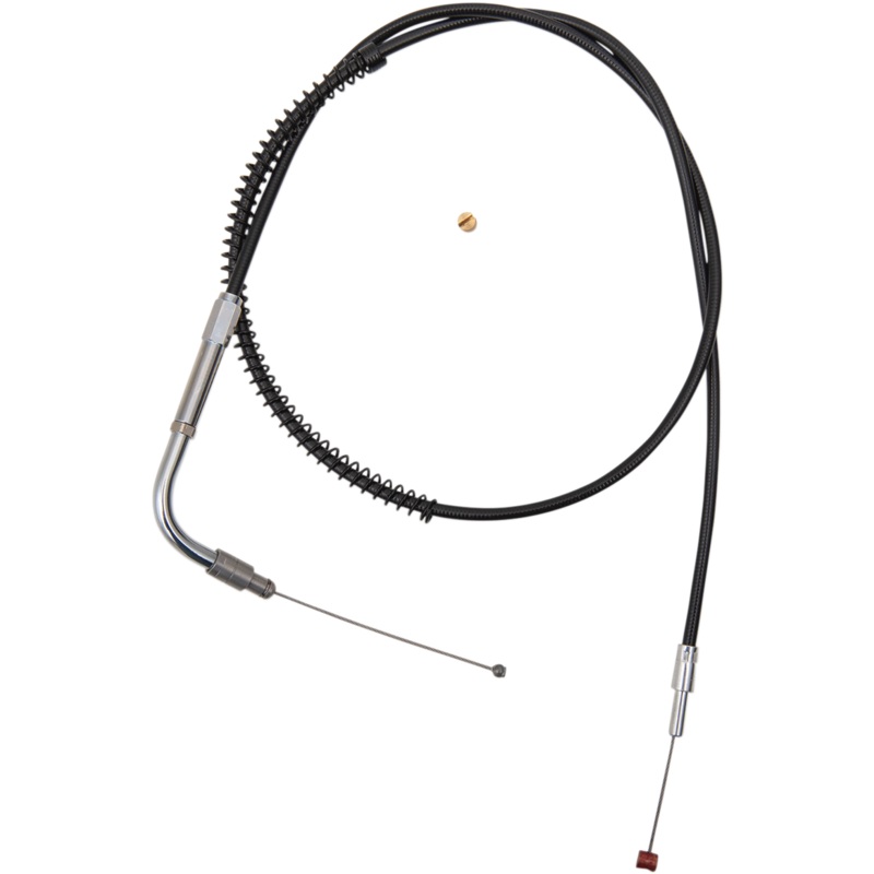 BARNETT Extended 3 Black Throttle Cable Black Vinyl Throttle/Idle Cable