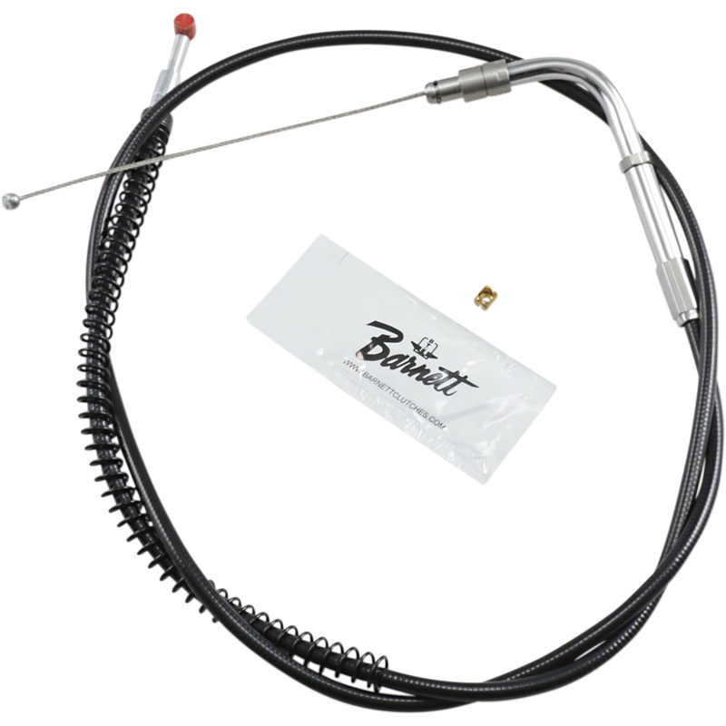 BARNETT Extended 6 Black Throttle Cable Black Vinyl Throttle/Idle Cable