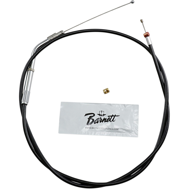 BARNETT Extended 6 Black Throttle Cable for ’96 – ’03 XL Black Vinyl Throttle/Idle Cable