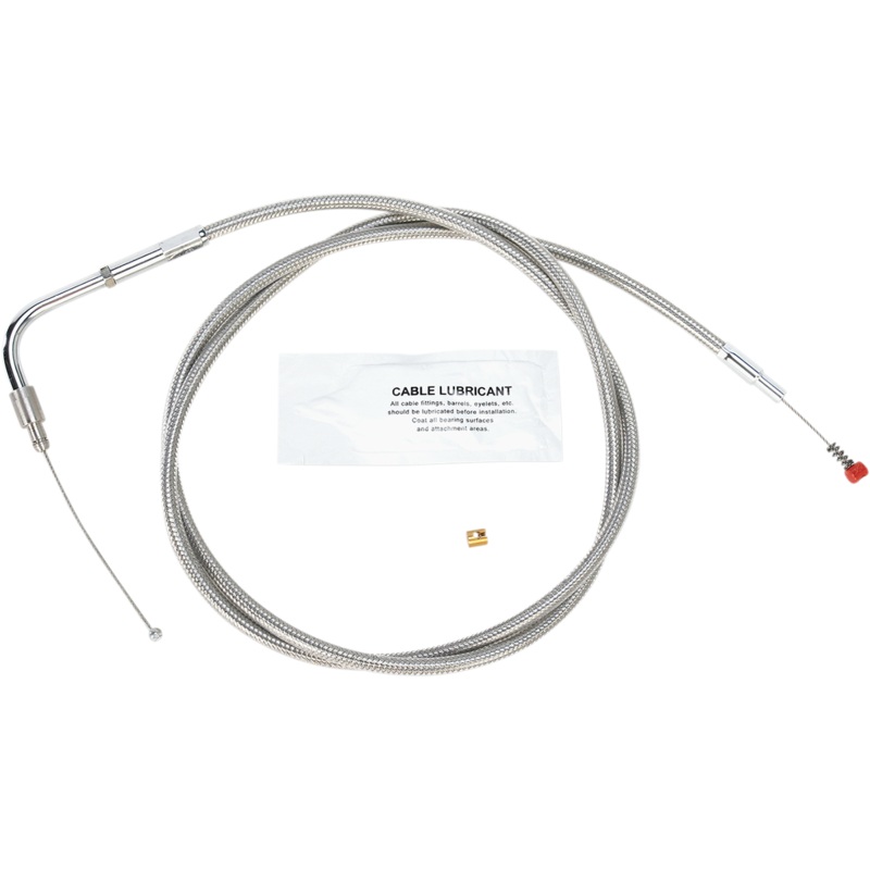 BARNETT Extended 8 Stainless Steel Idle Cable Stainless Steel Throttle/Idle Cable