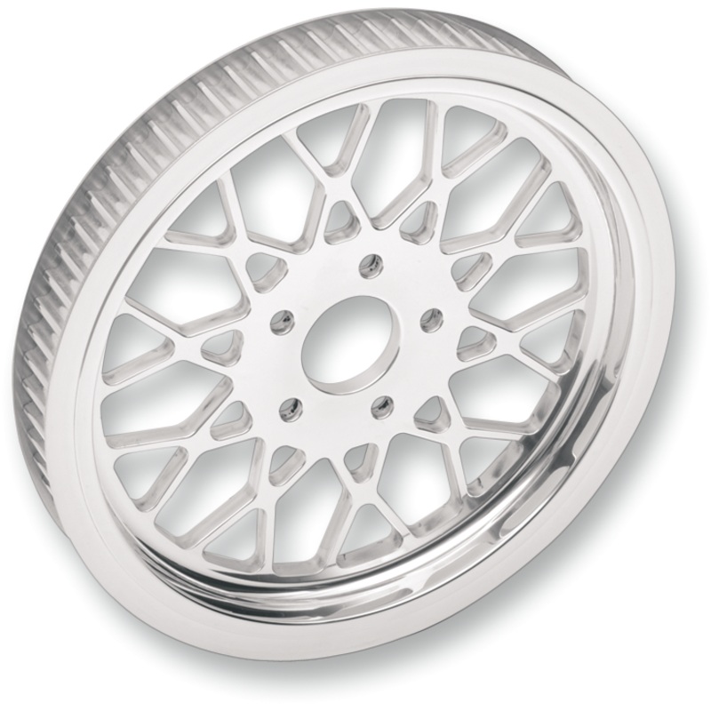 BELT DRIVES LTD. 1.50 Pulley – Mesh – 70 Tooth Polished 1-1/2 Rear Belt Pulley