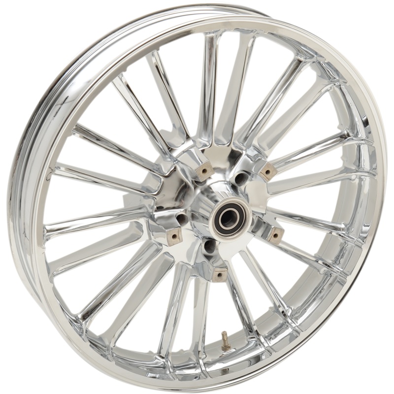 COASTAL MOTO Front Wheel – Atlantic – 21 – Chrome – No ABS – 08+ FL Atlantic Precision Cast 3D Wheel