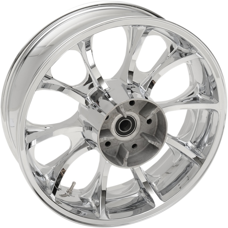 COASTAL MOTO Rear Wheel – Chrome – 18 x 5.5 –  No ABS – 09+ FL Largo Precision Cast 3D Wheel  Largo
