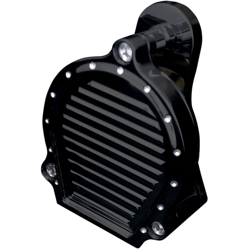 COVINGTONS Billet Aluminum Horn – Dimpled – Black Billet Aluminum Horn