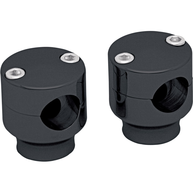 COVINGTONS Black 1-1/2 Risers for 1 Handlebar Handlebar Riser