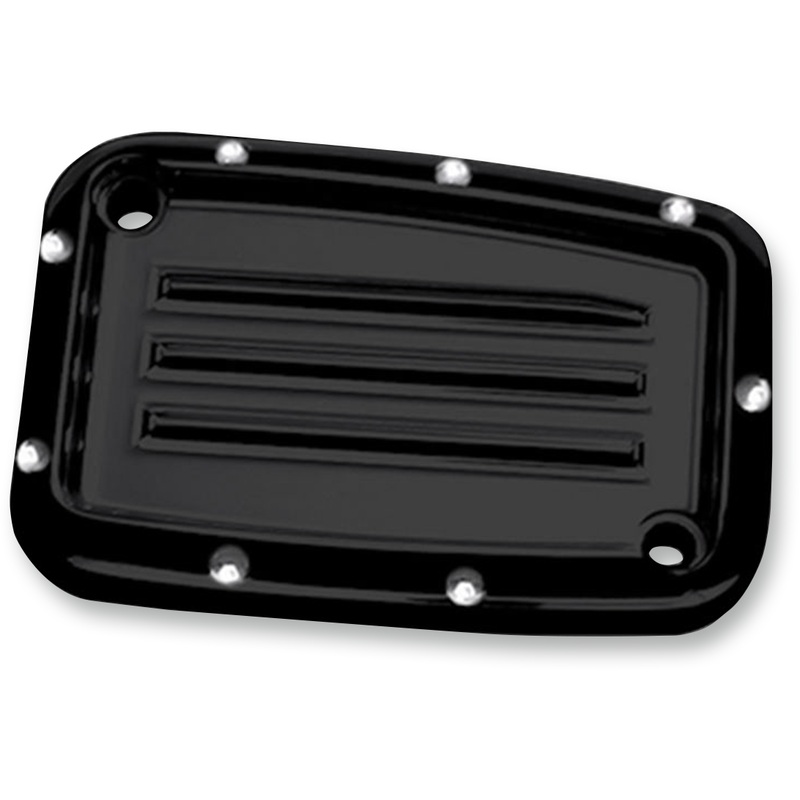 COVINGTONS Black Dimpled Clutch Master Cylinder Lid for ’17 – ’19 Master Cylinder Cover