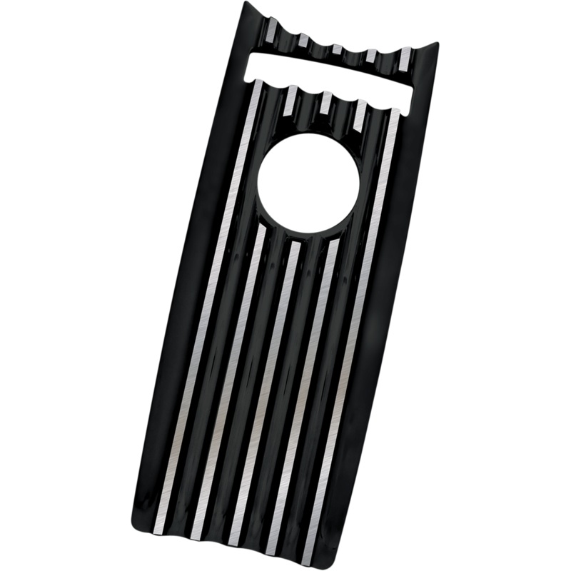 COVINGTONS Dash Insert – Finned – Black Dash Insert  Road King