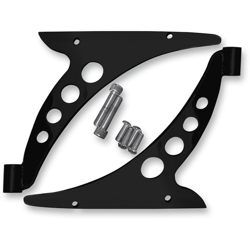 COVINGTONS Fairing Support – Black – FLTR Engine Guard Bracket Eliminator/ Fairing Support Bracket